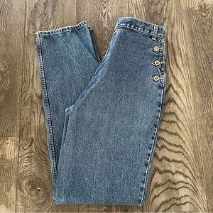 LAWMAN Vintage High Rise Bareback Western Denim Jeans 29”